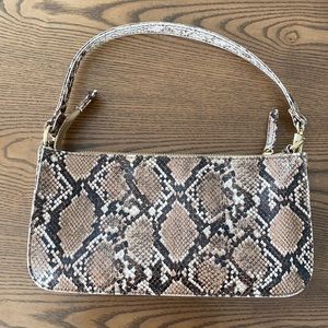⚡️SALE⚡️Lovers + Friends Faux Snakeskin Bag